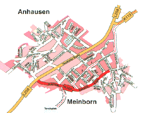 Karte von Meinborn